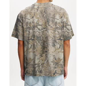 Servicio OEM, Camiseta con Estampado de Camuflaje Selva al por Mayor, Tejido de Algodón de Ajuste Cómodo para Adultos - Product Image 2