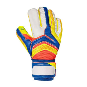 Football Goalkeeper Gloves Full Finger Non Slip Breathable PU Leather Unisex Sports Protection Hook And Loop Closure - Product Image 2