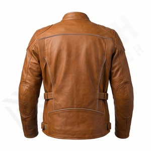 Chaqueta de Motociclista de Cuero Genuino para Hombre de la Mejor Calidad, Nueva Colección de Invierno, Chaquetas de Motocicleta con Protecciones Desmontables Personalizadas - Product Image 2