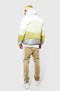 Custom Men’s Puffer <b>Jacket</b> For Winter Premium Casual Outdoor Wear For Men's Windproof <b>Zipper</b> Closure Side <b>Pockets</b> Men's Coat - Product Image 6