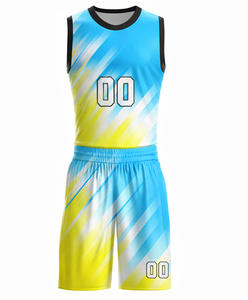 Camisetas de Baloncesto Sublimadas Transpirables Personalizadas, Camisetas Deportivas Sublimadas de Malla, Totalmente Personalizables con Nombres de Jugadores de Equipo, Verano - Product Image 2