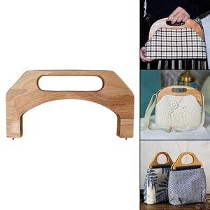 Poignée en bois écologique pour sacs, artisanat en bambou et en bois fait main pour cadeaux et loisirs créatifs, sac à vêtements indien - Product Image 3