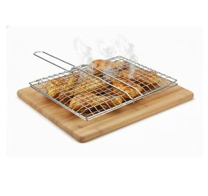 Panier de barbecue durable en acier inoxydable pour une utilisation longue durée dans les cuisines domestiques et commerciales - Product Image 1