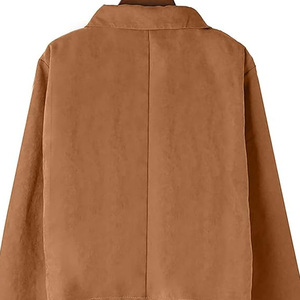 Women <b>Suede</b> Leather <b>Jacket</b> Modern Style Soft Luxury Finish Winter Wear OEM Supplier - Product Image 6
