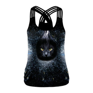 Camiseta sin mangas para mujer, talla grande, precio de fábrica, para gimnasio, lisa, duradera, de secado rápido, en venta. - Product Image 2