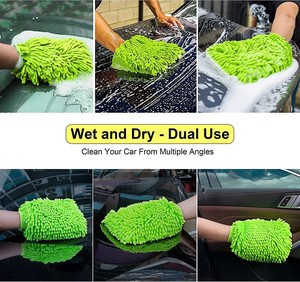 Gant de lavage de voiture en microfibre multi-usages Soft99 de haute qualité (2-en-1/3-en-1) pour le lavage des surfaces de véhicules peints - Product Image 6