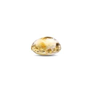 Natural Citrine Gemstone 10.35 Carat 12mm Yellow Certified Loose Stone for Jewelry Making - Product Image 3