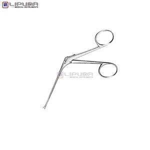 Mini forceps micro-auriculaires Mcgee Alligator, instrument chirurgical avec mâchoire dentée de 3,5 mm x 0,6 mm, instruments médicaux droits - Product Image 4