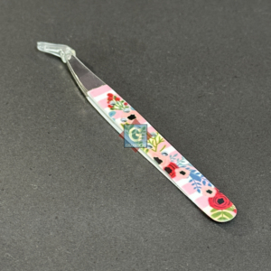 Pince à épiler de précision en acier inoxydable durable de 10 mm avec pointes aiguisées pour l'extension de faux cils - Product Image 3