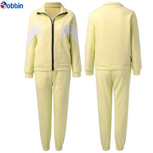 ชุดวอร์มผู้หญิงสุดฮิต สีม่วง คุณภาพสูง เสื้อฮู้ดและกางเกงขายาว ชุดวอร์มซิปแบบโอเวอร์ไซส์สั่งทำได้ - Product Image 6