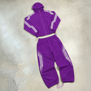 Custom Logo Nylon Windbreaker <b>Tracksuit</b> StreetWear Sportswear Set Men Two piece Zippers Windbreak Oversized <b>Tracksuit</b> - Product Image 5