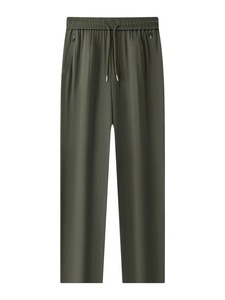 Pantalon pour homme de qualité supérieure, décontracté élégant, élastique, respirant, en polyester/coton, confortable, coupe ajustée, en molleton - Product Image 6