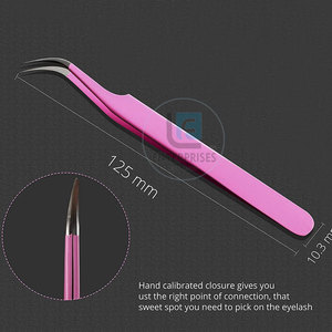 Pinces à cils durables, légères, réutilisables, en acier inoxydable, écologiques - Product Image 5