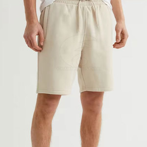 Shorts pour hommes fabriqués au Pakistan, 100 % coton, taille mi-haute, couleur unie, taille personnalisée, shorts de sport décontractés, vente en gros à prix réduit - Product Image 2