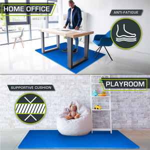 Premium Comfort Rubber <b>Interlocking</b> Gym <b>Tiles</b> <b>Floor</b> Mat Solution Rubber <b>Interlocking</b> Gym <b>Tiles</b> Soft Impact Protection - Product Image 4