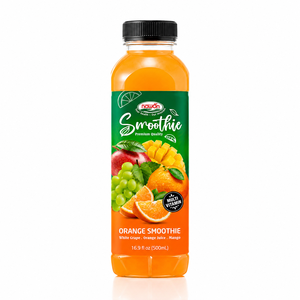 Private Label Yellow <b>Smoothie</b> Pineapple White Grape Mango 500ml Multi Vitamin <b>Bottle</b> OEM Beverage Custom Beverage Development - Product Image 5
