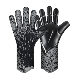Gants de gardien de but à coupe plate pour hommes, en latex durable de 5 mm, ajustement traditionnel spacieux, confort d'entrée de gamme, respirants, pour le football. - Product Image 5