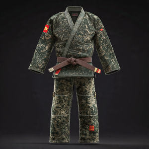 Uniforme de Judo de Diseño OEM para Artes Marciales, Traje de Karate de Camuflaje para Entrenamiento de Boxeo, Traje de Karate y Judo para Hombres y Mujeres - Product Image 5