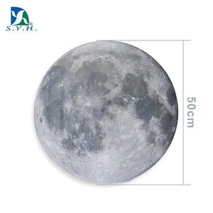 Pizarra Magnética Redonda Moderna con Estampado de Luna para Decoración de Pared - Product Image 5