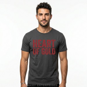 T-shirt graphique personnalisé pour femme avec motif 'Love Gold', en coton noir premium, fabricant de vêtements en gros, hauts de mode sous marque privée - Product Image 5