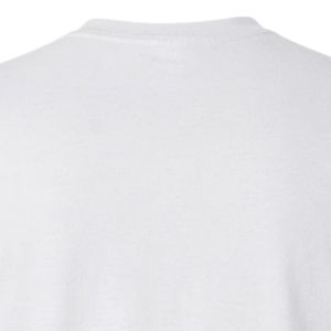 Camiseta Blanca con Serigrafía Sigma Gamma Rho en Azul Real y Dorado, Cuello Redondo, Manga Corta, Diseño con Letras Griegas, Estilo Casual para Hermandades - Product Image 3