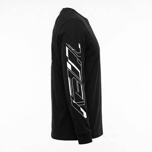 เสื้อยืดแขนยาวลายกราฟิกสำหรับผู้ชาย สไตล์สตรีทแวร์ พิมพ์ลาย OEM ODM ขายส่งจากโรงงาน ผลิตตามสั่ง ผ้าเจอร์ซีย์คอตตอน 100% MOQ ต่ำ - Product Image 2