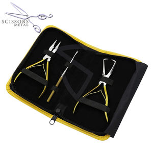 Presse à ruban adhésif Plasma Gold avec pinces multifonctions pour extensions de cheveux, perles en silicone multicolores, outils de bouclage en acier inoxydable - Product Image 5