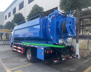 Camión de Succión de Aguas Residuales Combinado ISUZU 9000L Económico de Alta Gama con Chorro de Alta Presión para Limpieza de Alcantarillado y Drenaje Subterráneo - Product Image 3