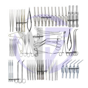 Juego de 62 Piezas de Instrumentos Quirúrgicos Vasculares Manuales Wenquar con Certificación CE, Juego Completo de Instrumentos Quirúrgicos Vasculares de Acero Inoxidable - Product Image 6