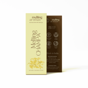 Varillas de Incienso MELTING CHAMPA Ultra Premium, Fragancia Natural de Champa, Agarbatti para Pooja, Meditación y Aromaterapia - Product Image 1