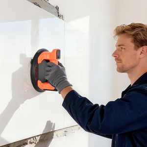 Sollevatore a ventosa elettrico da 8 pollici con display digitale, capacità massima di sollevamento 200 kg, indicatore livello batteria - Per uso domestico o in ufficio - Product Image 2