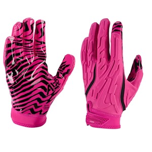 Guantes de Receptor de Fútbol Americano OEM de Alta Calidad, Antideslizantes, Transpirables, con Cierre de Gancho y Bucle, Dedos Completos, Unisex, Resistentes a Químicos - Product Image 1