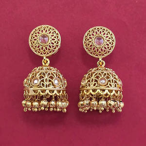 Compre Jhumki Antiguos Hechos a Mano con Baño de Oro, Calidad de Exportación 233092 - Product Image 2