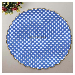 Handmade Printed Modern <b>Round</b> <b>Table</b> Napkin 100% Cotton Unique Design for Airplane, Hotels and Home Use EN105 - Product Image 1