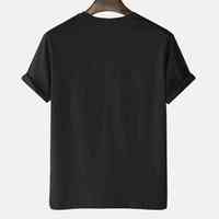 Camisetas de Manga Corta para Hombre, Diseño de Alta Calidad, Cuello Redondo, Casuales, Spandex/Poliéster, Transpirables, Ecológicas