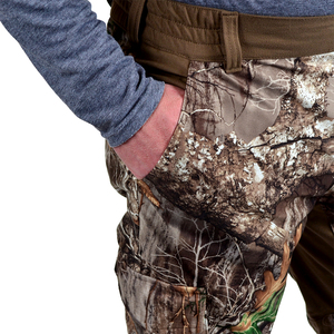 Pantalon de chasse camouflage pour homme, résistant à l'eau, fermeture boutonnée, coupe classique, vêtements d'extérieur avec poches, toutes saisons, matière polyester - Product Image 5