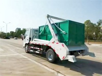 Prix le plus bas Isuzu 5m3 6m3 bras oscillant collecte des ordures camion bras oscillant camion à déchets bras rouleau camion usine directe