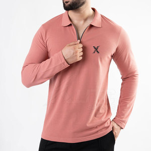 Chemise à manches longues en tricot respirant et léger, coupe décontractée, pour hommes, avec col classique, parfaite pour le streetwear - Product Image 3