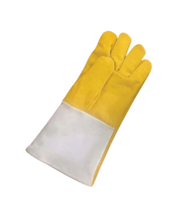 Guantes de Soldadura de Cuero Resistentes Holy Signs International, Forro de Algodón, Resistentes al Calor, Aplicación TIG, Palma Reforzada, Largos - Product Image 5