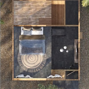 Maison de type N4, clé en main, modulaire, nouvelle, de 43 m², en matériaux de bambou préfabriqués, design moderne, de qualité supérieure, fabriquée au Vietnam. - Product Image 5