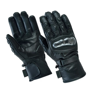 Guantes de Motocicleta de Cuero de Alta Calidad, Completos, para Invierno, con Pantalla Táctil, Seguros, Impermeables, Resistentes al Viento, Unisex - Product Image 2