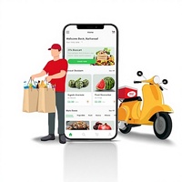 Aplicación Móvil Inteligente para Entrega de Comestibles con Sincronización Automatizada de Inventario, Sistema de Pago Rápido e Infraestructura Empresarial Basada en la Nube