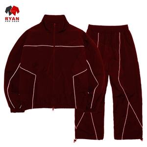 Chándal personalizado para hombre Ryan Pro Gear, transpirable, de color sólido, tallas grandes, con impresión o bordado de logotipo personalizado, venta al por mayor. - Product Image 1