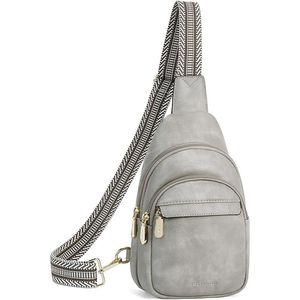 Piccola Borsa a Tracolla in Pelle da Donna, Marsupio da Viaggio, Borsa da Petto - Product Image 1