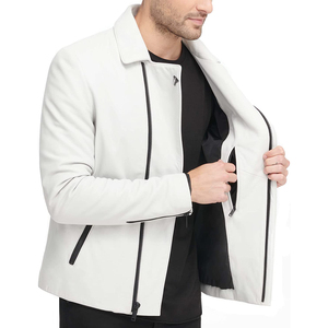 Fashion Customized logo Low MOQ Best Manufactured <b>Leather</b> <b>Jacket</b> For Online sale in Reasonable price - Product Image 6
