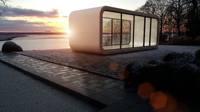 Petite maison de travail Mobile, espace de 40 pieds, 20 pieds, moderne et populaire, préfeuilles de bureau, cabine Apple