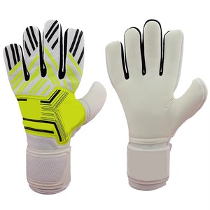 Custom Lightweight <b>Latex</b> Quick Drying Breathable Waterproof Stretch Anti-Slip Adjustable Wrist Strap Lace-Up Goalkeeper Gloves - Product Image 5