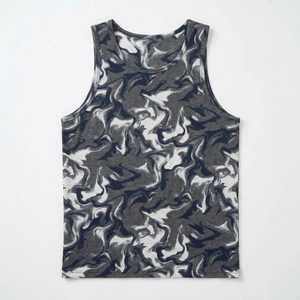 High Quality Men <b>Tank</b> <b>Top</b> O-Neck Quick Dry Sleeveless Casual Wear Polyester <b>Knitted</b> Sport Wear - Product Image 1