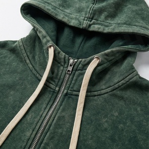 Conjunto Deportivo Personalizado con Logotipo Impreso en Relieve, Sudadera con Capucha y Pantalones Deportivos para Hombre, Estilo Lavado Ácido, Ropa Deportiva Urbana - Product Image 4