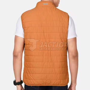 Gilet d'hiver matelassé pour homme de haute qualité à bas prix, design unique, couleur unie, gilet d'hiver matelassé pour homme - Product Image 4